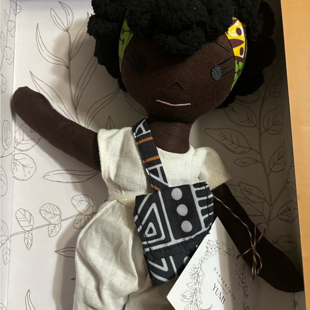 New In Box - Harperiman Linen Doll - 14 inches
